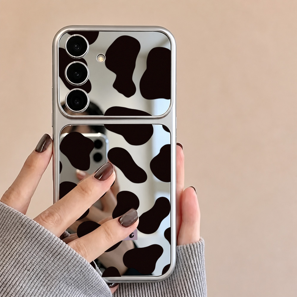 Y2K Aesthetic Cow Print Mirror - Samsung Galaxy A55 review and price