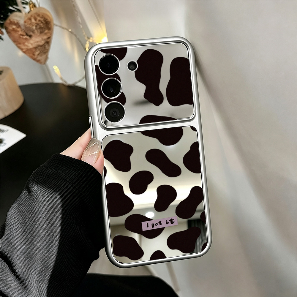 Y2K Aesthetic Cow Print Mirror - Samsung Galaxy A55 review and price