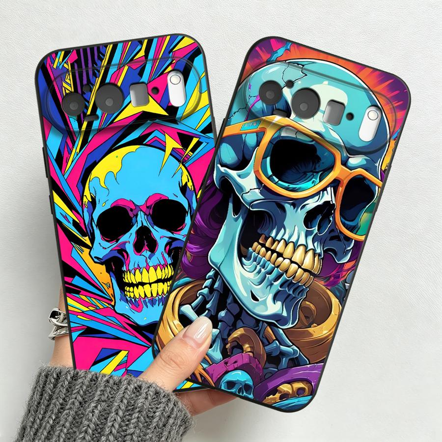 Neon Pop Art Skull Case for Go - Google Pixel 9 Pro review and price