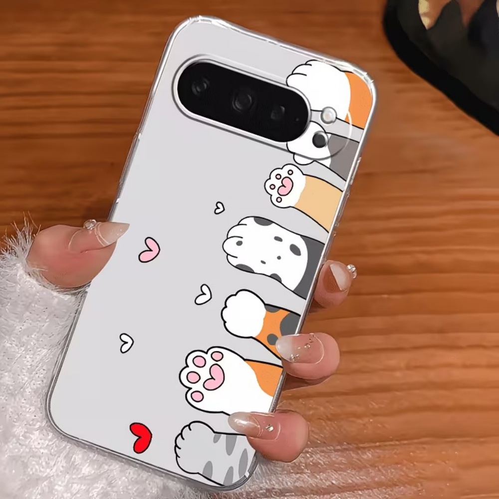Cartoon Cat Paw Print Crystal  - Google Pixel 9 Pro review and price