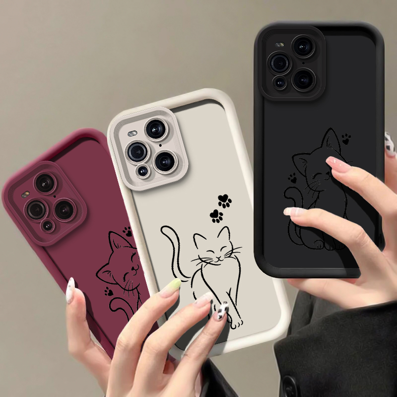 Drawing Sketch Line Cat Phone  - Oppo Find X8 review and price