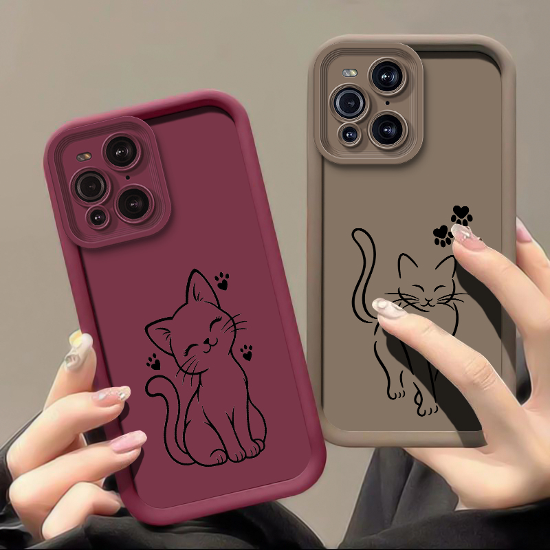 Drawing Sketch Line Cat Phone  - Oppo Find X8 review and price