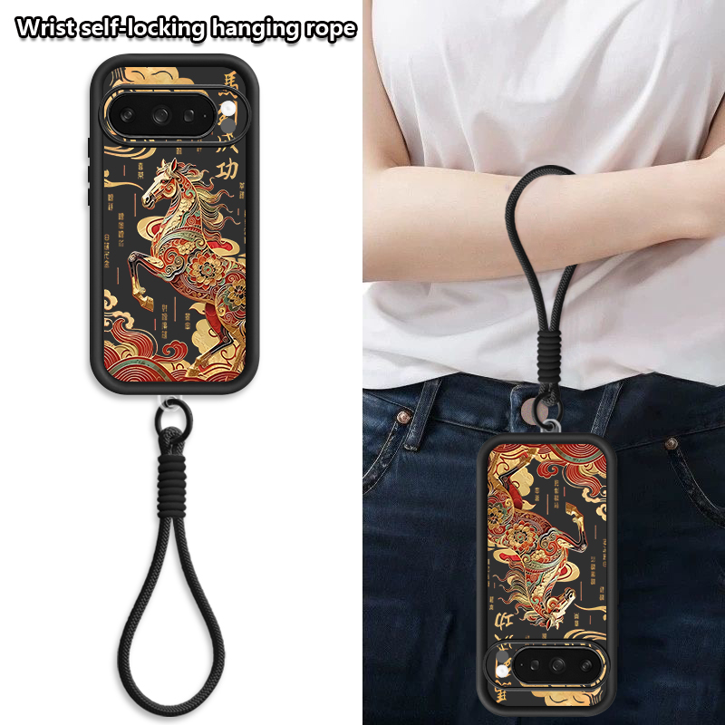Cute Foal Print Wrist Strap La - Google Pixel 9 Pro review and price