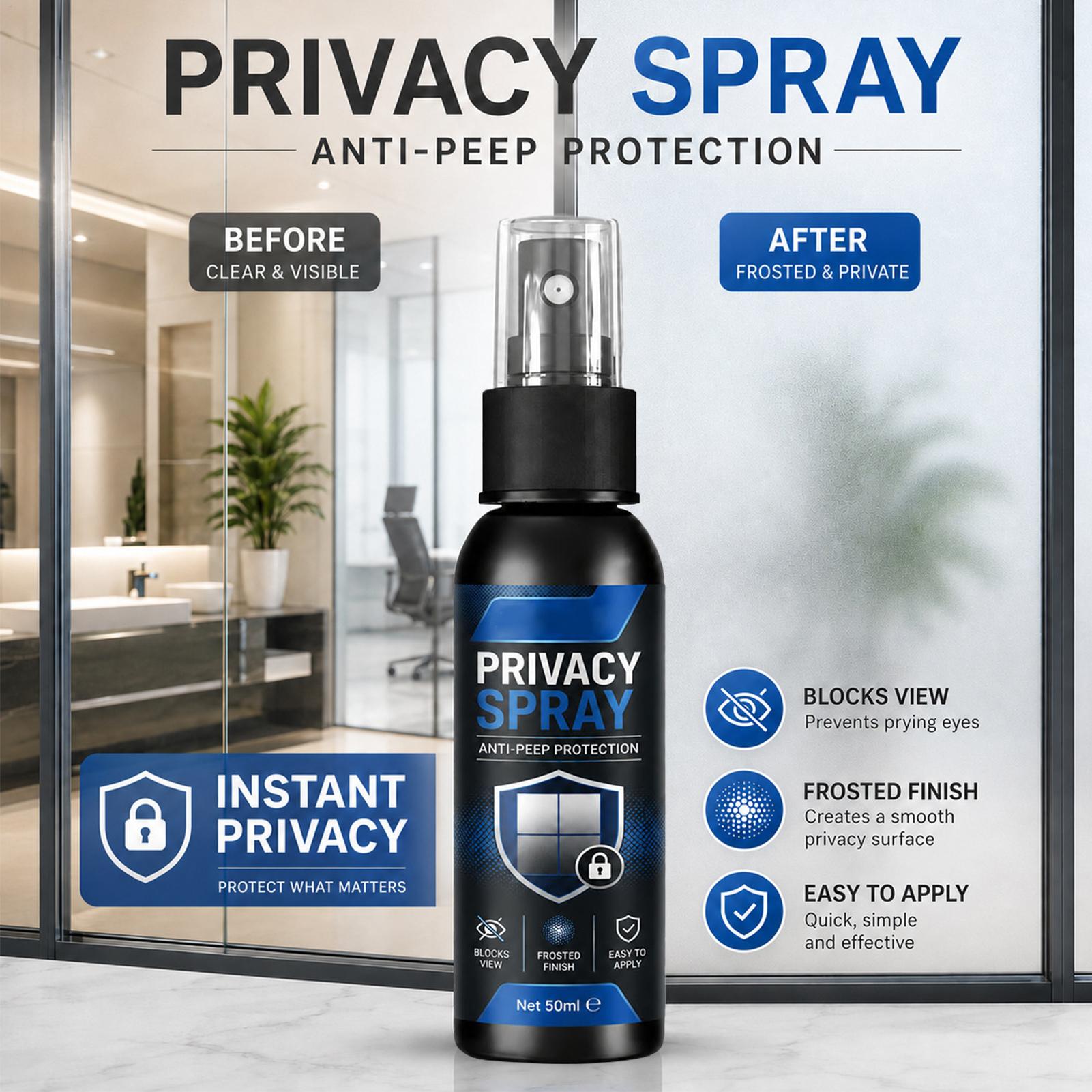 50ml Glass Frosting Spray Priv - Privacy Screen Protector review and price