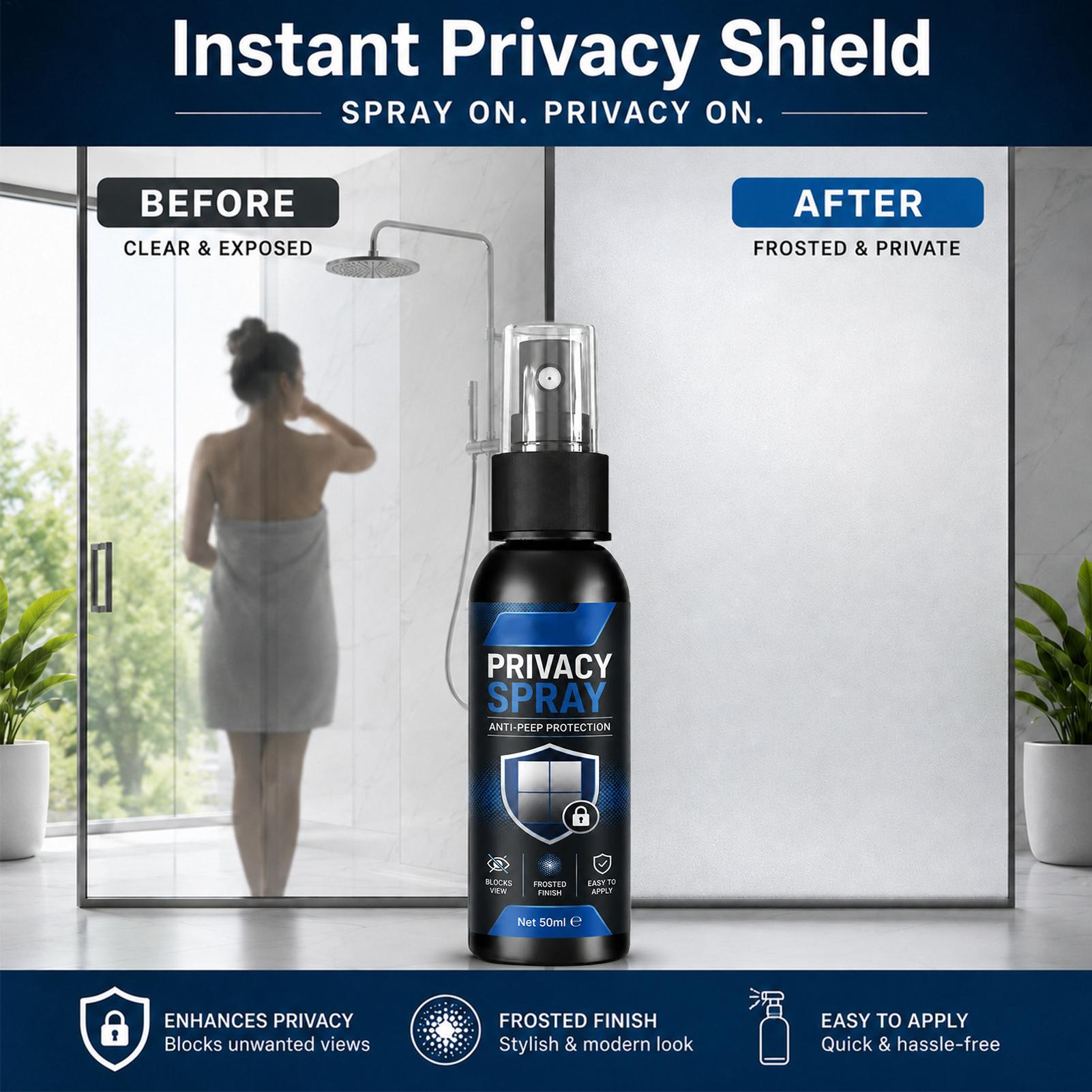 50ml Glass Frosting Spray Priv - Privacy Screen Protector review and price