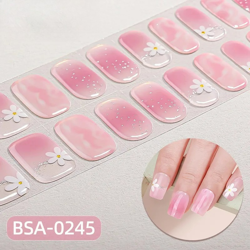 No UV Lamp Semi Cured Gel Nail - Full Cover Adhesive review and price
