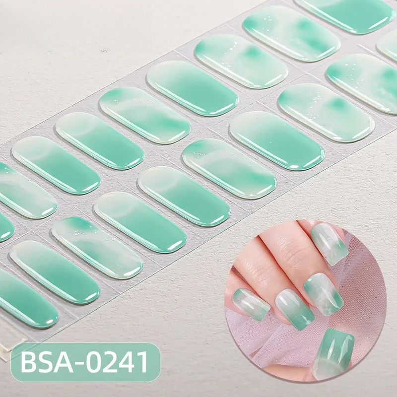 No UV Lamp Semi Cured Gel Nail - Full Cover Adhesive review and price
