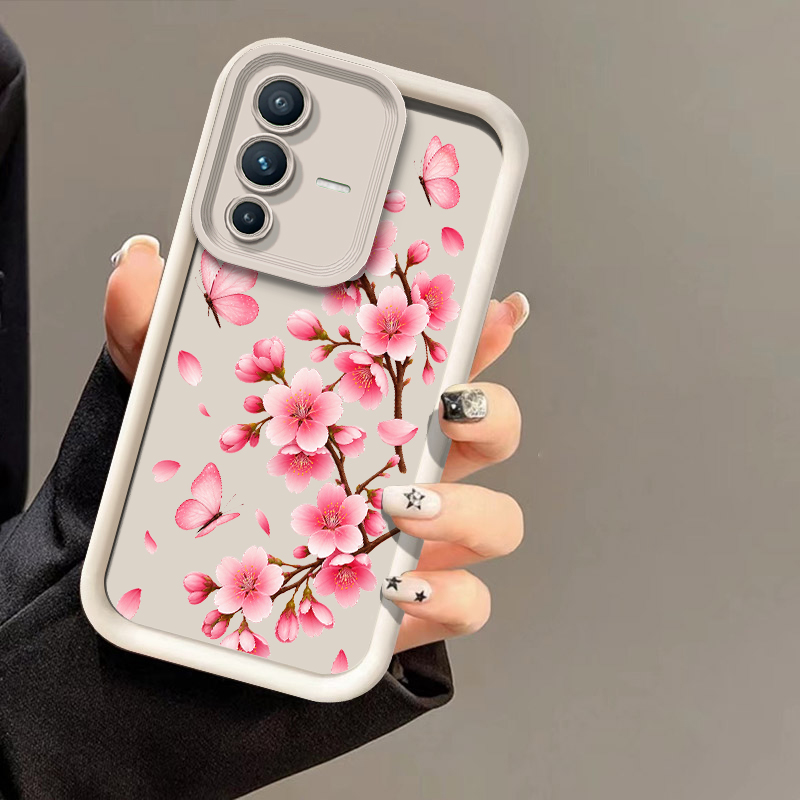 Pink Cherry Blossom Print Phon - Vivo V40 review and price