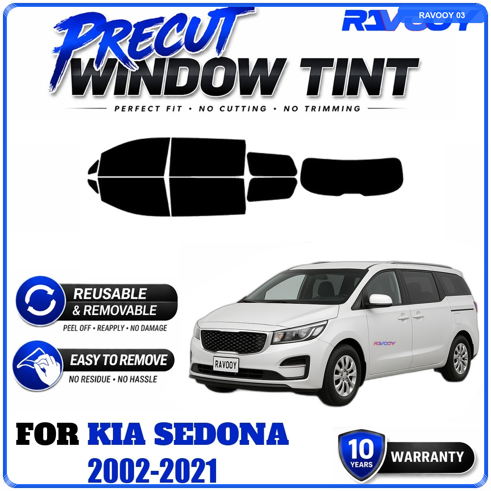 RAVOOY Precut Window Tint, Reu - Air Bubble Remover review and price